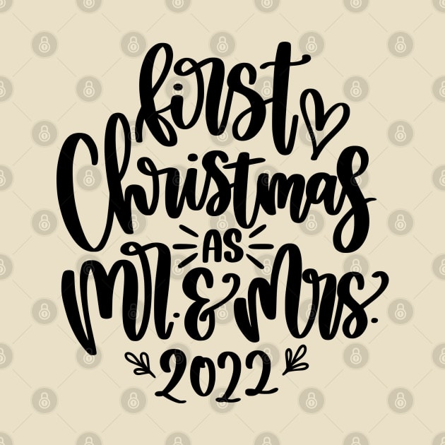 First Christmas as Mr. and Mrs. 2022 by Likeable Design