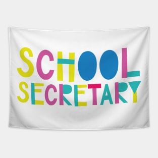 School Secretary Gift Idea Cute Back to School Tapestry