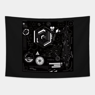 Technoglyphs Tapestry