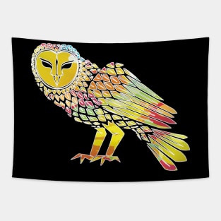 Great owl owl bird t-shirt Tapestry