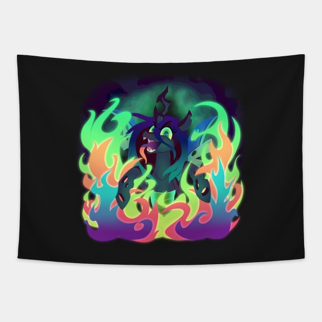 Flames of Love Tapestry by ParadigmPizza