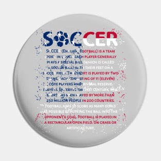 Soccer America Pin