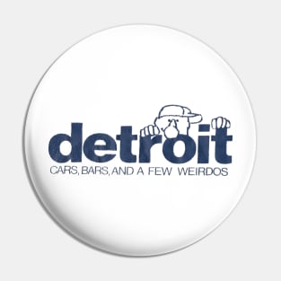 Detroit Weirdos Pin