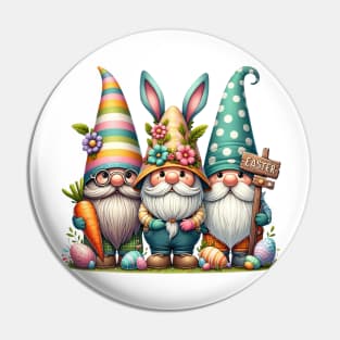 Spring Gnomes design Pin