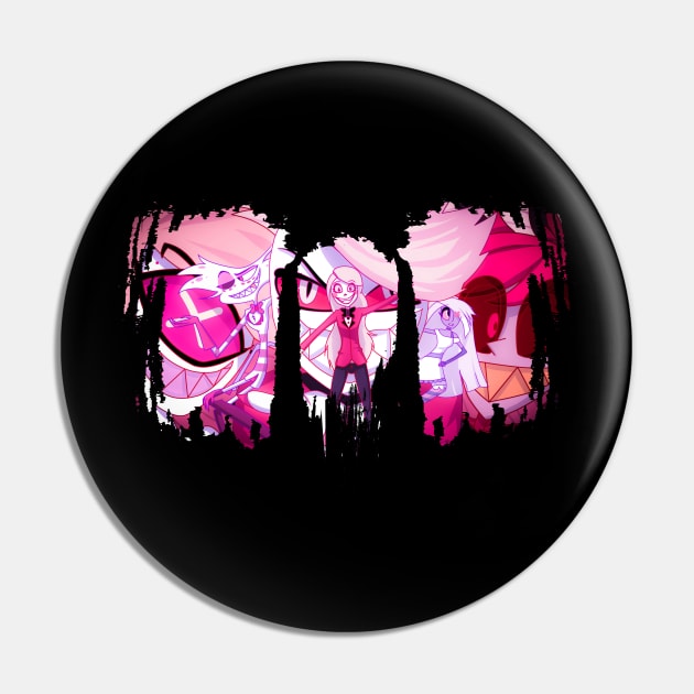 Discover Hazbin Hotel ハズビン ホテル ゲーム 缶バッジ  31mm, 57mm, 76mm サイズ