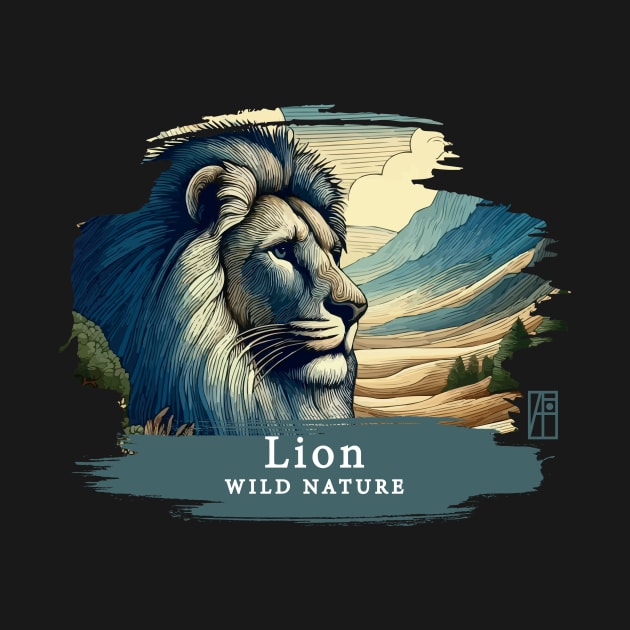 Lion - WILD NATURE - LION -3 by ArtProjectShop