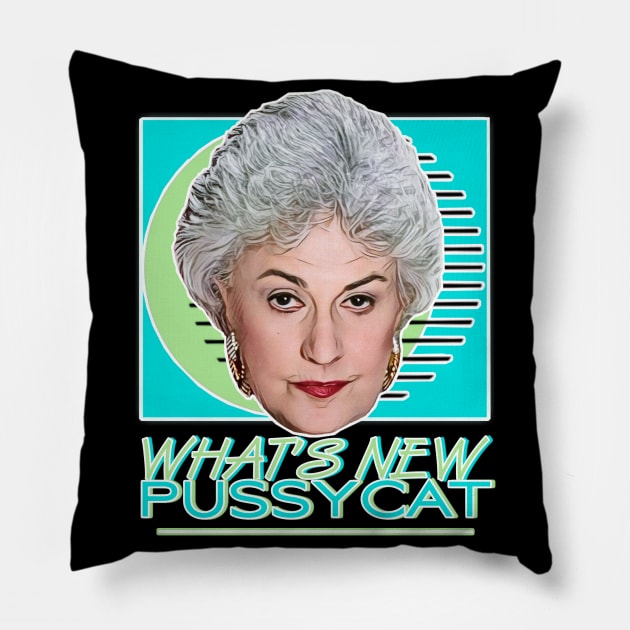 What's New Pussycat Pillow by Indecent Designs