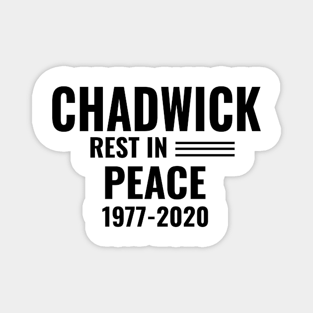 chadwick boseman 1977 - 2020 Magnet by kaly's designs