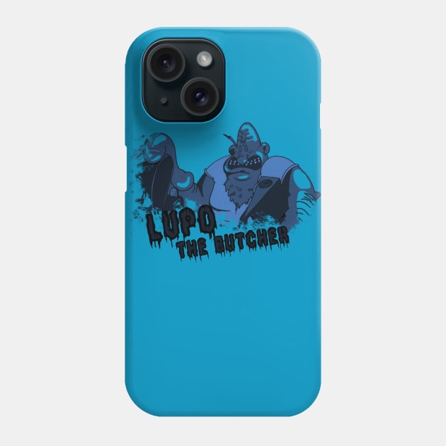 Lupo the Butcher (blue) Phone Case by Fjordly