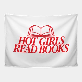 Hot Girls Read Books Red Tapestry