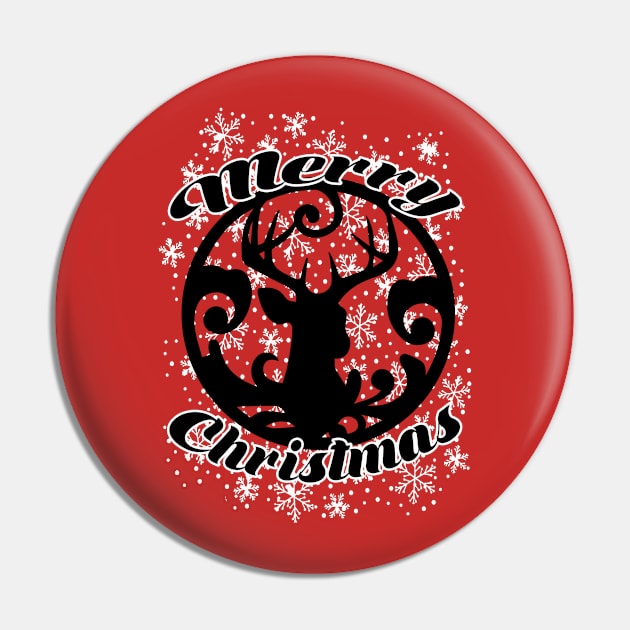 Merry christmas bauble Pin by Totallytees55