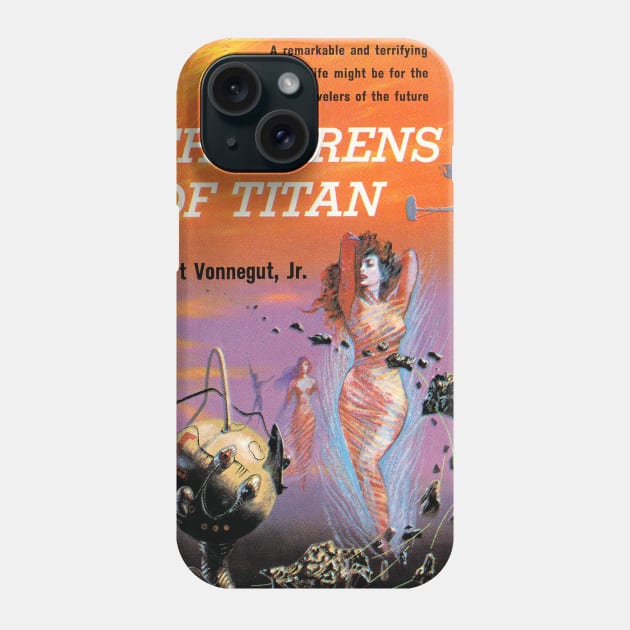 The Sirens of Titan by Kurt Vonnegut - Siren Cover Phone Case by SpartanCell