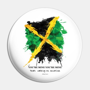 Reggae Walking on Sunshine Pin