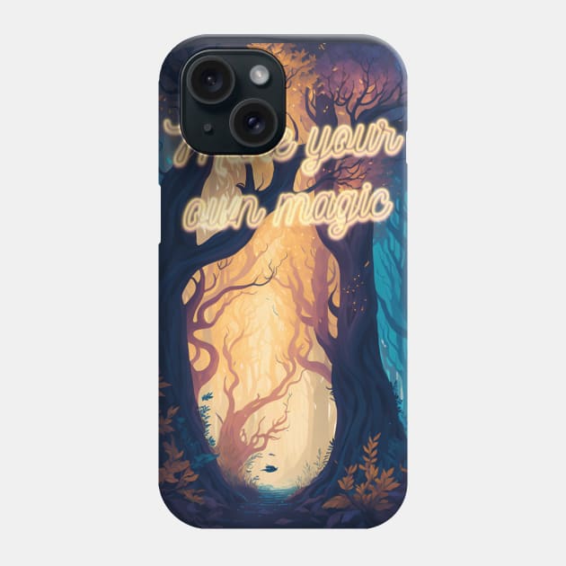 Magical forest Phone Case by Javisolarte