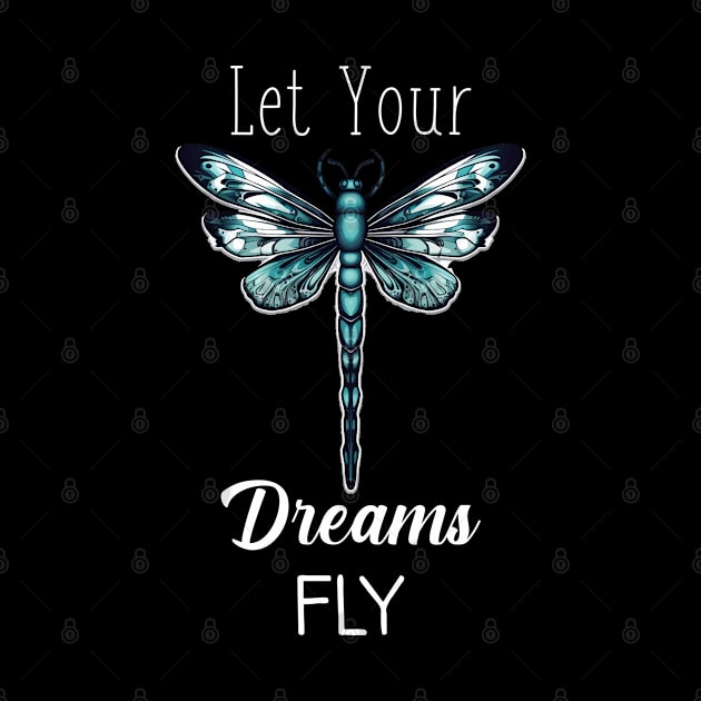 Let Your Dreams Fly (White Lettering) by VelvetRoom
