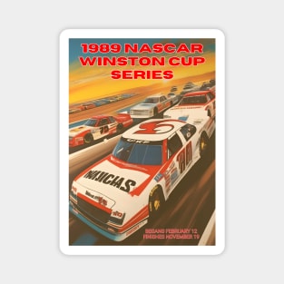 1989 Nascar Winston Cup Series Racing Poster Magnet