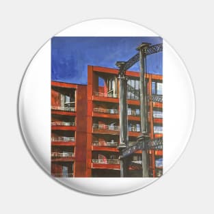 London, Gasometers And Flats Pin