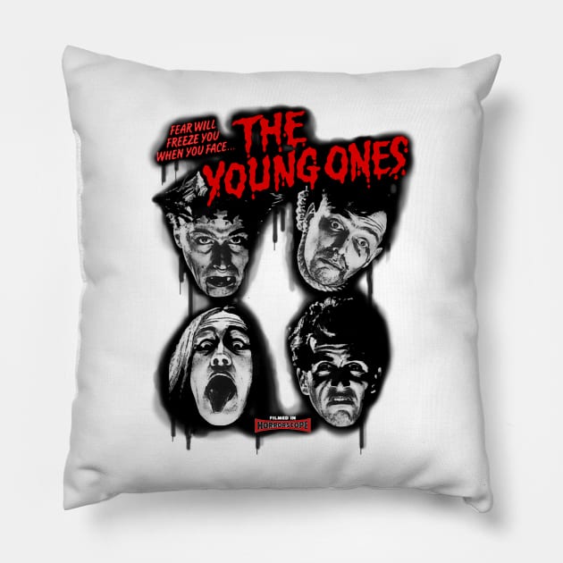 Young Ones Nasty All Colour fit! Pillow by Blobsquatch