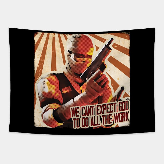 Joshua Graham Fallout Tapestry by The Libertarian Frontier 