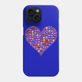 A Heart Full of Love Emojis Phone Case