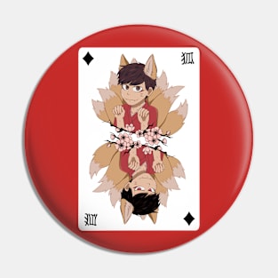 Kitsune!Osomatsu Card Pin