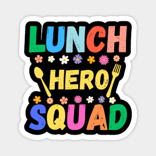 Groovy 2024 School Lunch Hero Squad Magnet