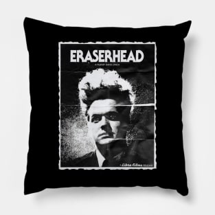 Distressed Eraserhead Movie Poster Design Pillow