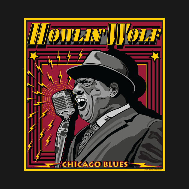 HOWLIN WOLF CHICAGO BLUES SINGER GUITARIST by Larry Butterworth