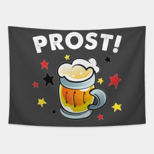 PROST! Oktoberfest German Flag Mug Design Tapestry