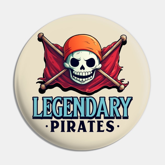 Legendary Pirates Anime Series Pin by Tip Top Tee's