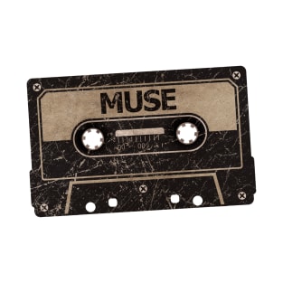 cassette tape retro, vintage, Muse T-Shirt