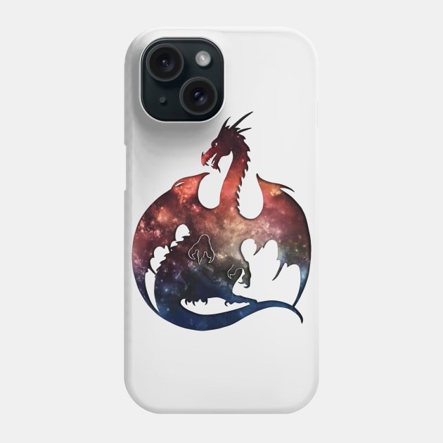 Galaxy Dragon Phone Case by ferinefire