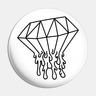 Dripping With Diamonds Pin