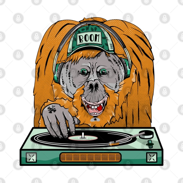 Orangutan Turntable by mailboxdisco