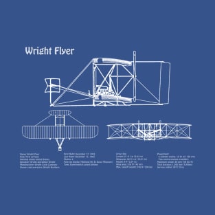 Wright Flyer - Orville Wright and Wilbur Wright flying machine - ADpng T-Shirt