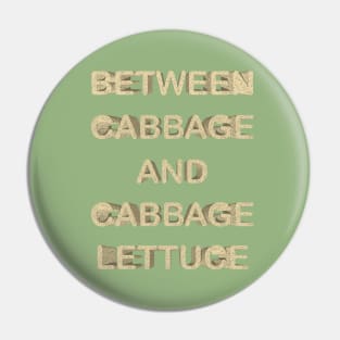 Between cabbage and cabbage lettuce Pin