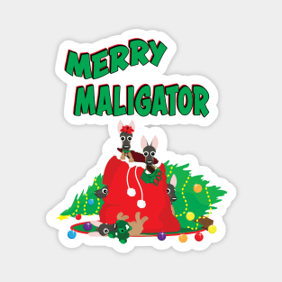 Merry Maligator: Puppies! Magnet