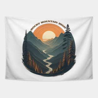 Rocky Mountains Tapestry