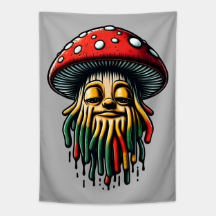 Rasta Mushroom Tapestry