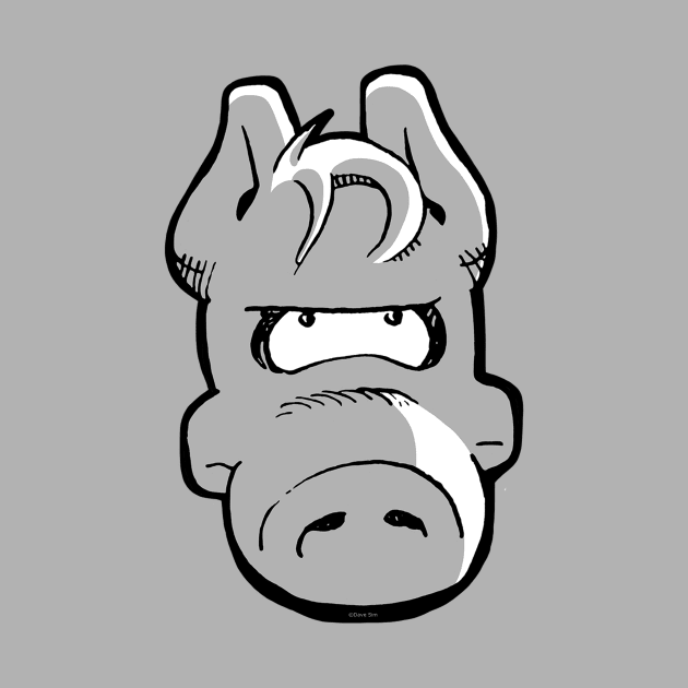 Cerebus Head by Matt Dow's AMOC TeePublic Shop