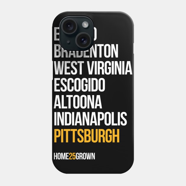 "Homegrown Series" Pittsburgh: El Coffee Phone Case by alanduda