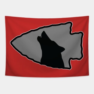 Howling Wolf Arrowhead - 2 Tapestry