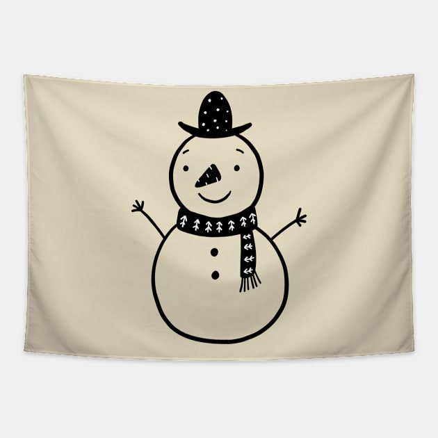 Snowman Tapestry by chapter2