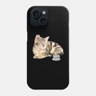 Cat and Coffee Phone Case