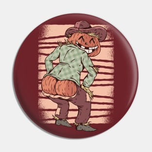 Scarecrow Pumpkin Pin