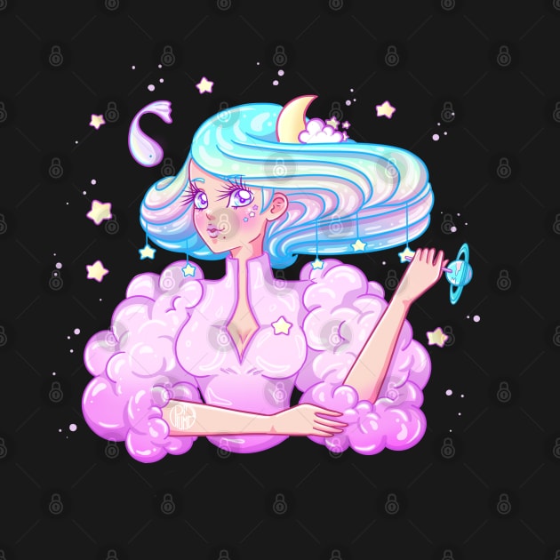 Cloud girl by piumeli