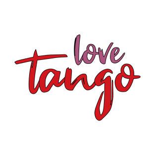 Love Tango Purple Red by PK.digart T-Shirt