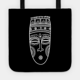 Tribal mask White Tote