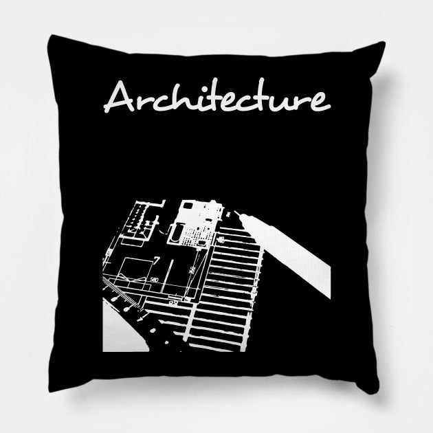 Architects Pillow by evergreen_brand