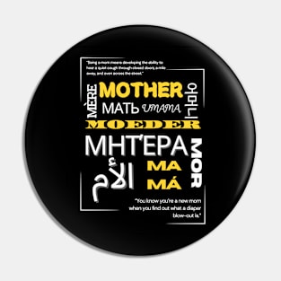 Mothers in several languaje Pin